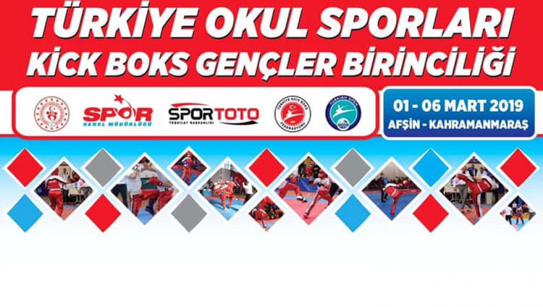 2018-2019 Eğitim Öğretim Yılı Okul Sporları Kick Boks Gençler Türkiye Birinciliği Başladı